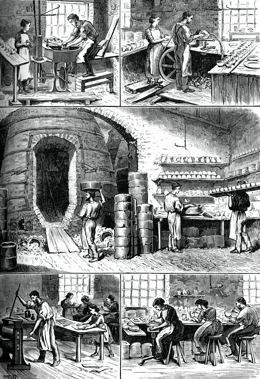 Vários processos de cerâmica, c1880 de Unbekannt