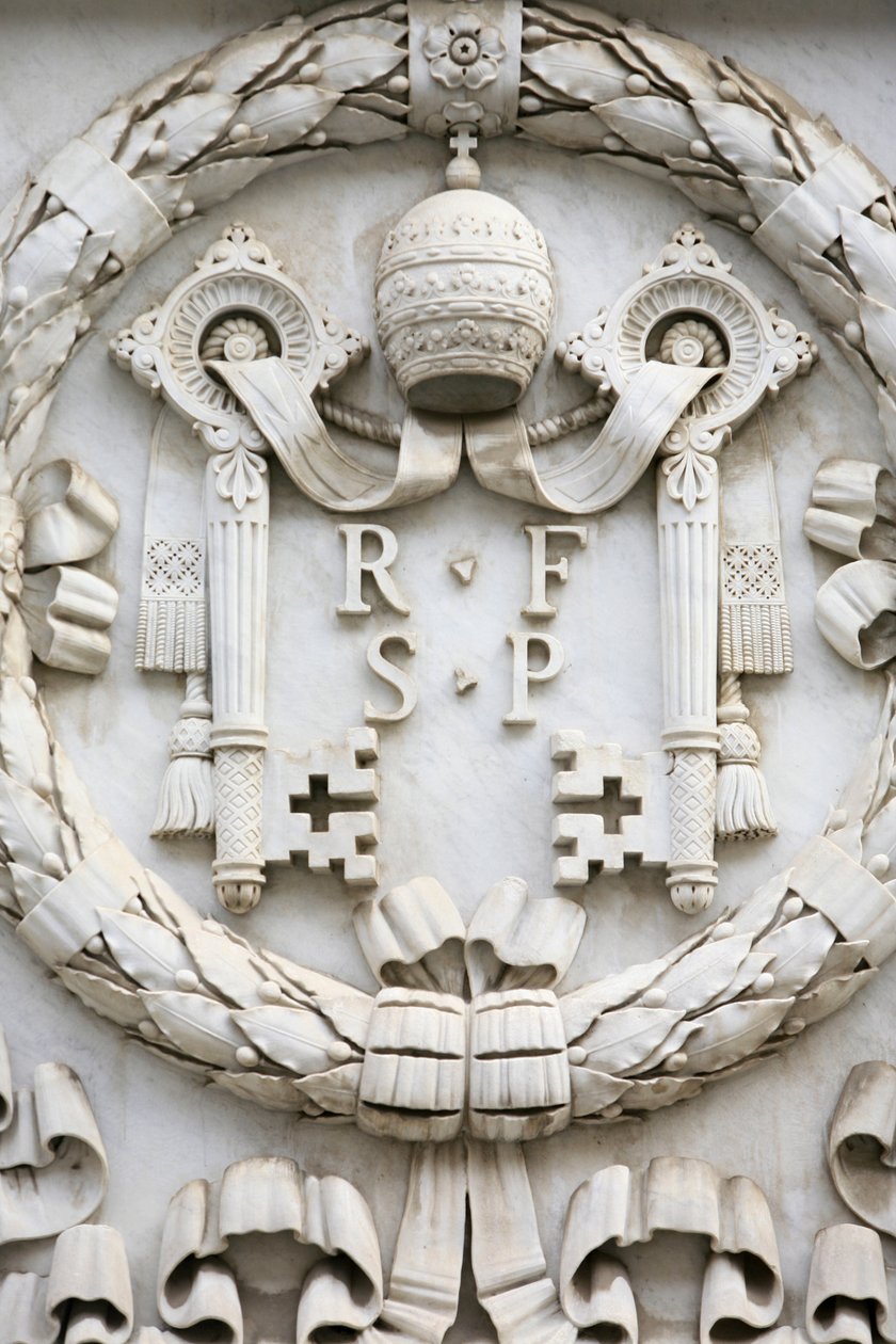 Brasão do Vaticano, Roma, Itália de Unbekannt