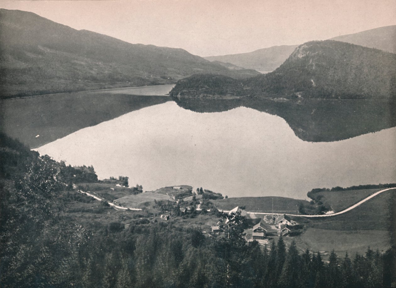 No túnel de Haversting, Bergensbanen, 1914. de Unbekannt