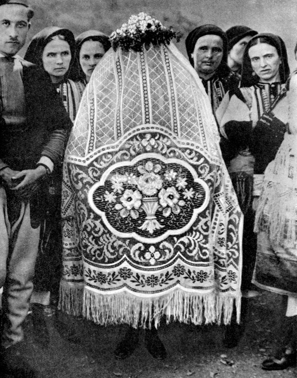 Noiva velada, Sérvia do Sul, 1936 de Unbekannt