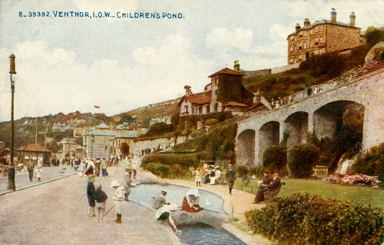 Ventnor, IOW - Childrens Pond, 1919. de Unbekannt