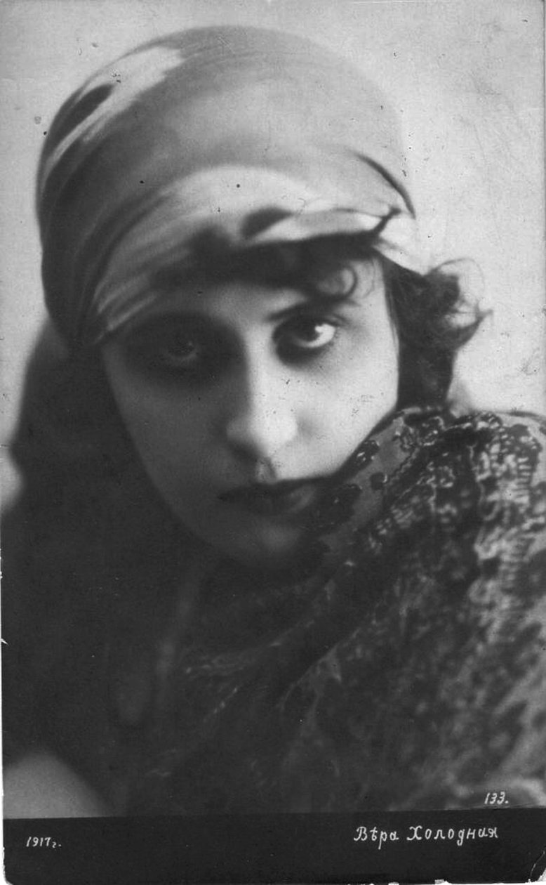 Vera Kholodnaya, atriz russa de cinema mudo, 1916 de Unbekannt