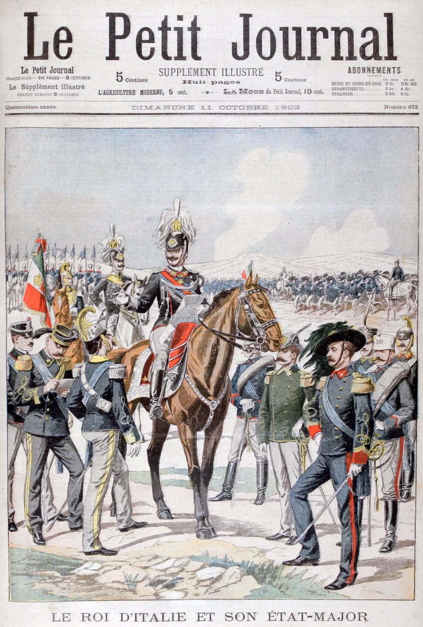 Victor Emmanuel III, rei da Itália e seu principal estado, 1903 de Unbekannt