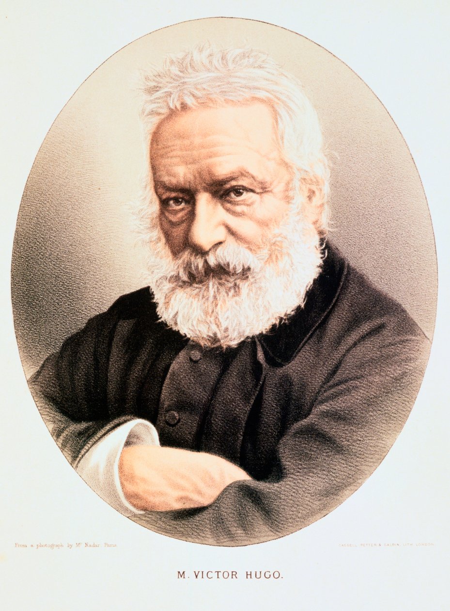 Victor Hugo, poeta francês, dramaturgo e romancista, c1880 de Unbekannt