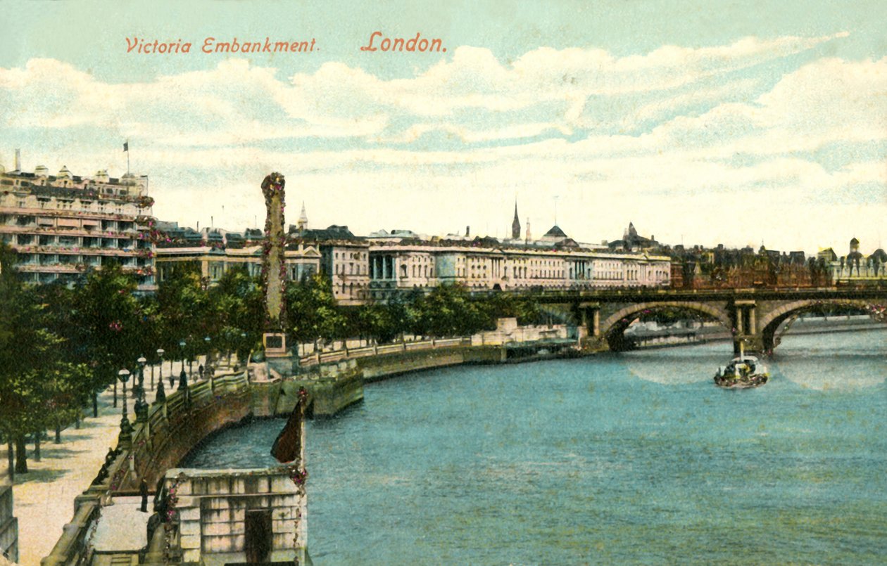 Victoria Embankment - Londres, 1906. de Unbekannt