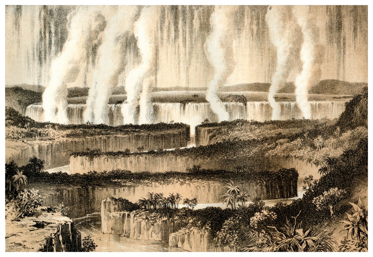 Cataratas Vitória do Zambesi, 1883 de Unbekannt