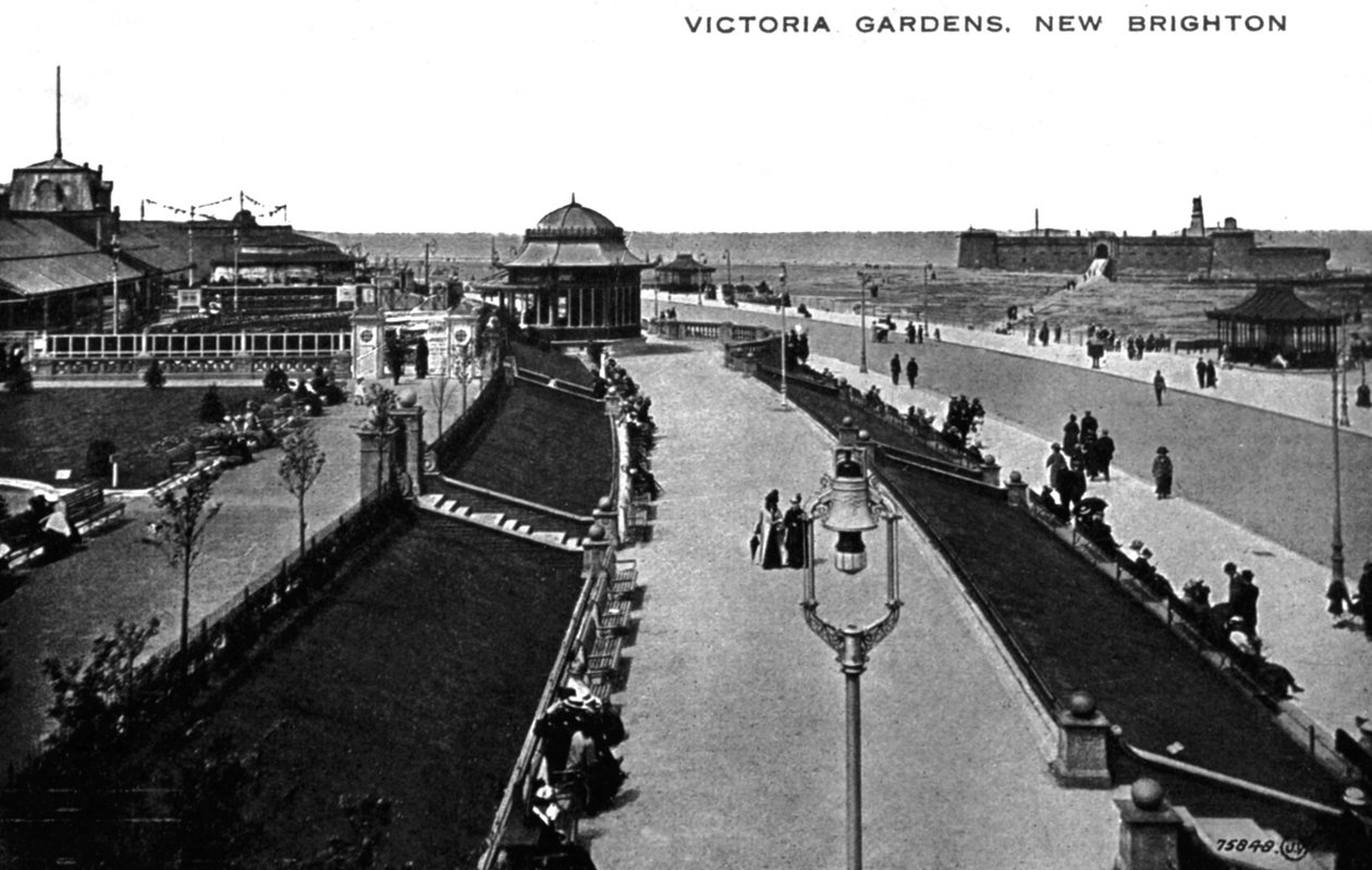 Victoria Gardens, New Brighton, Lancashire, início do século XX de Unbekannt