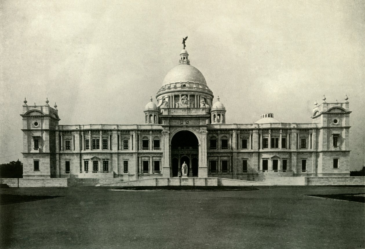 Victoria Memorial Hall, frente sul, 1925. de Unbekannt