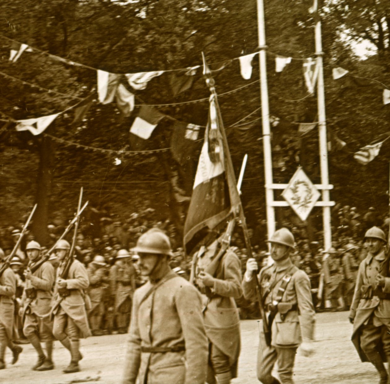 Desfile da vitória, 1918 de Unbekannt