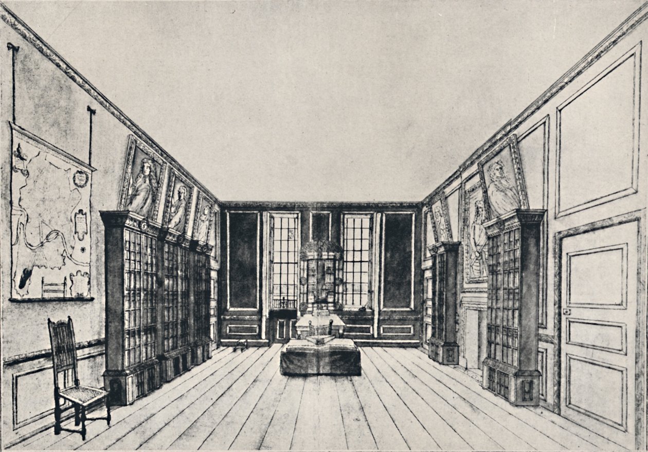 Vista para o Tamisa na Biblioteca Samuel Pepyss, York Buildings, 1928 de Unbekannt
