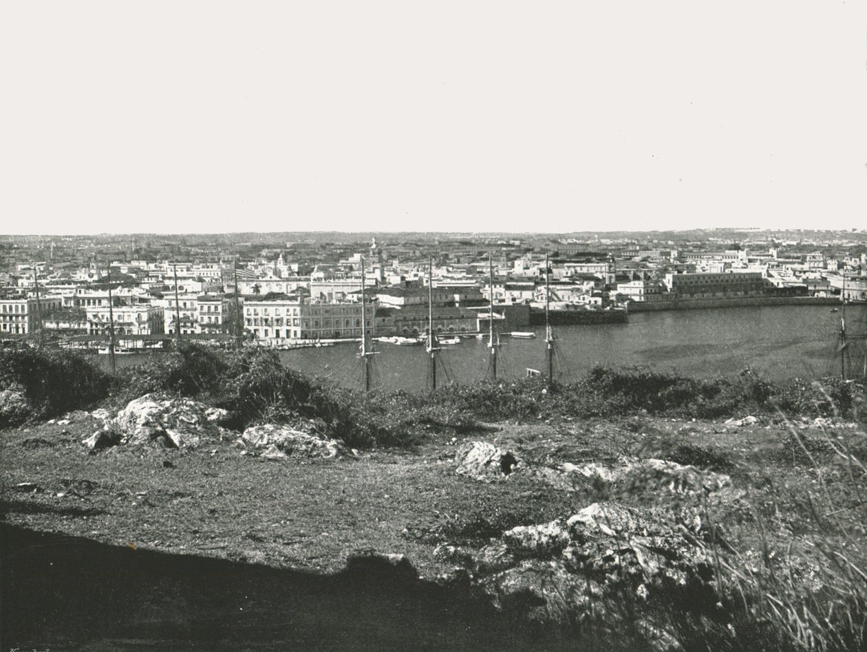 Vista através da baía, Havana, Cuba, 1895. de Unbekannt
