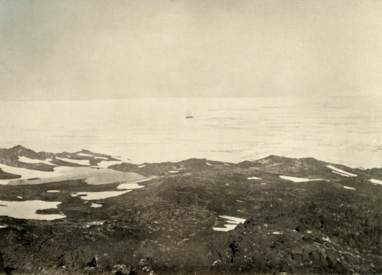 Vista de High Hill ... O navio em Loose Pack, c1908, 1909. de Unbekannt