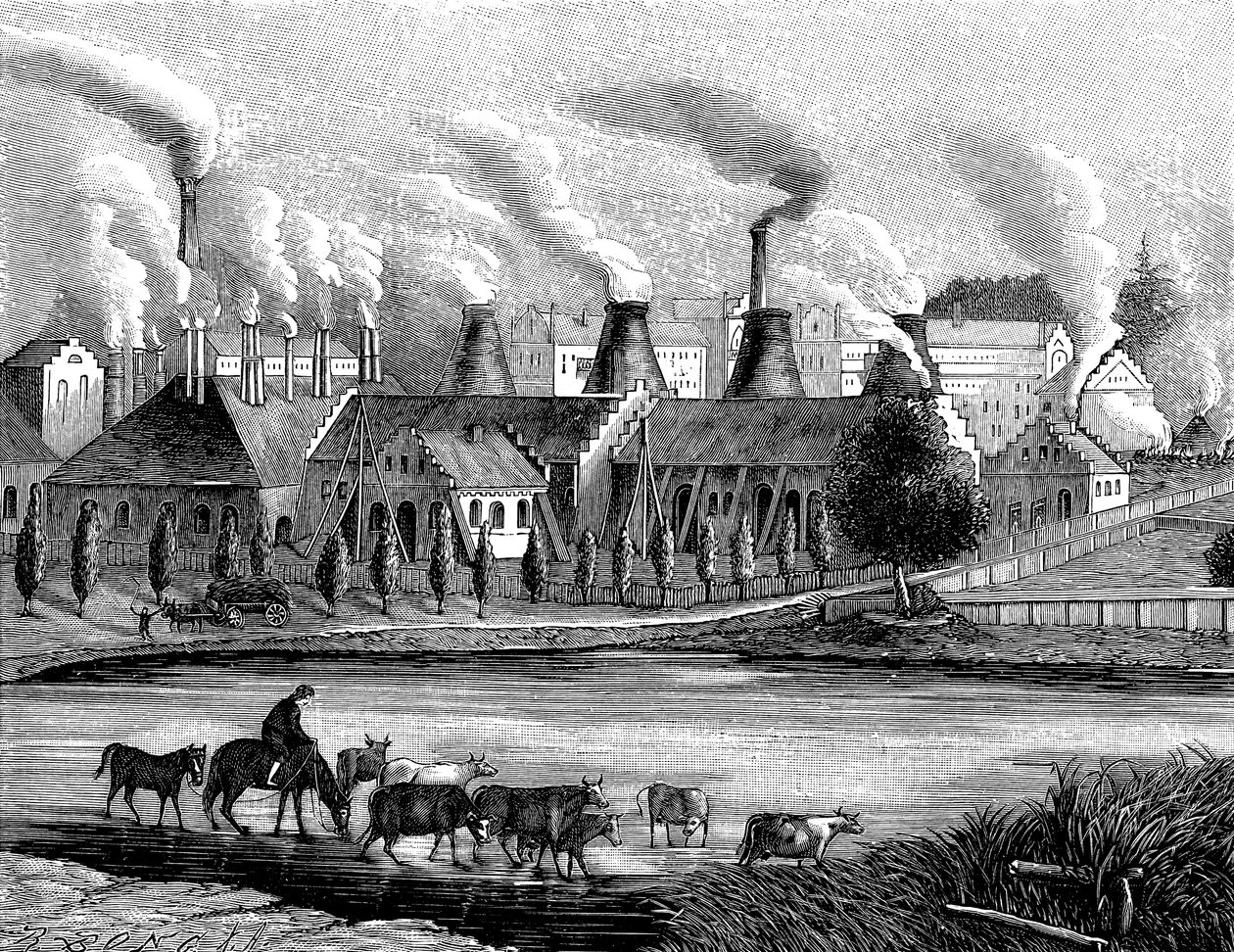 Vista do Huta Laury em 1840 de Unbekannt