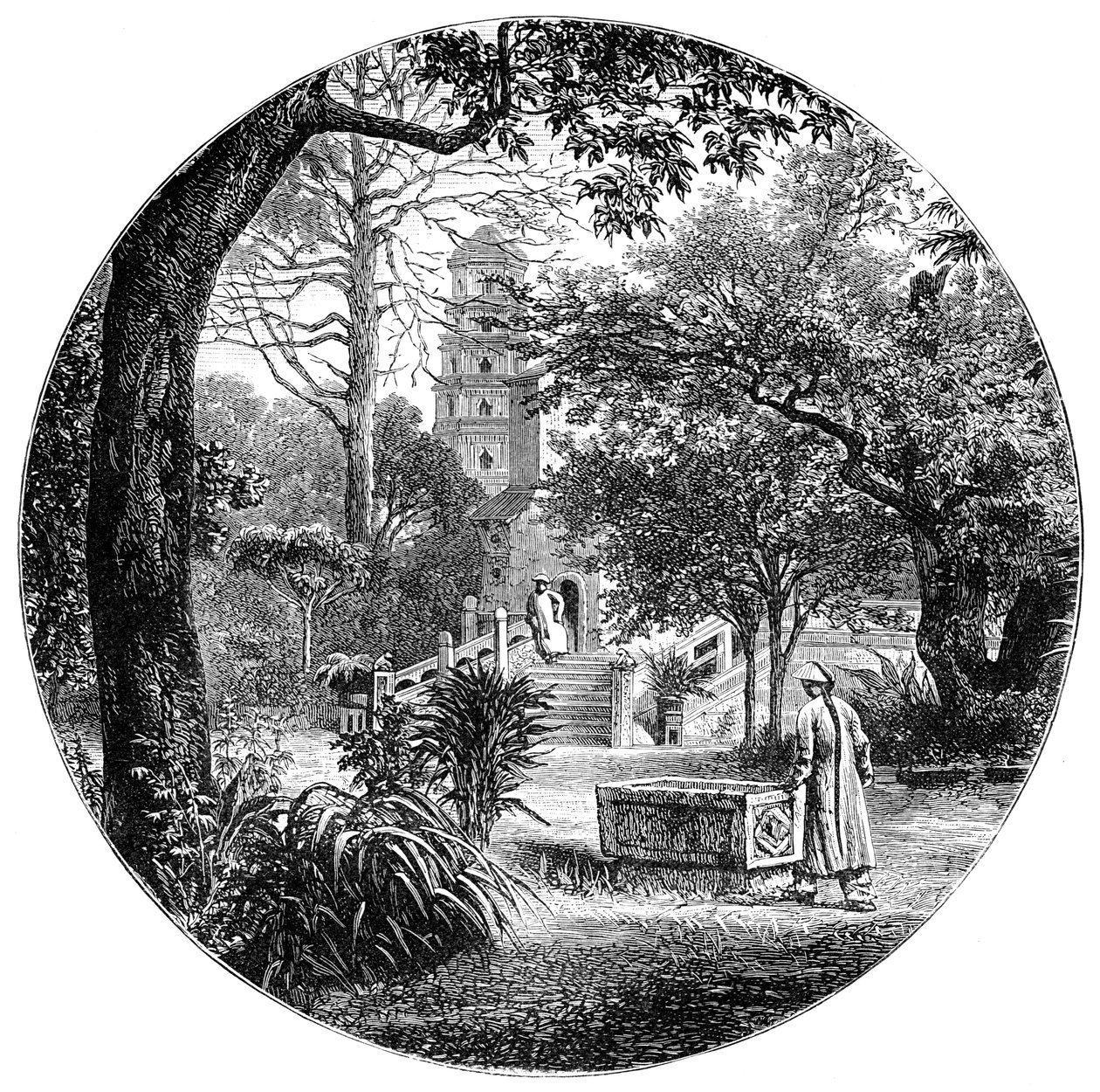 Vista em Cantão, 1900 de Unbekannt