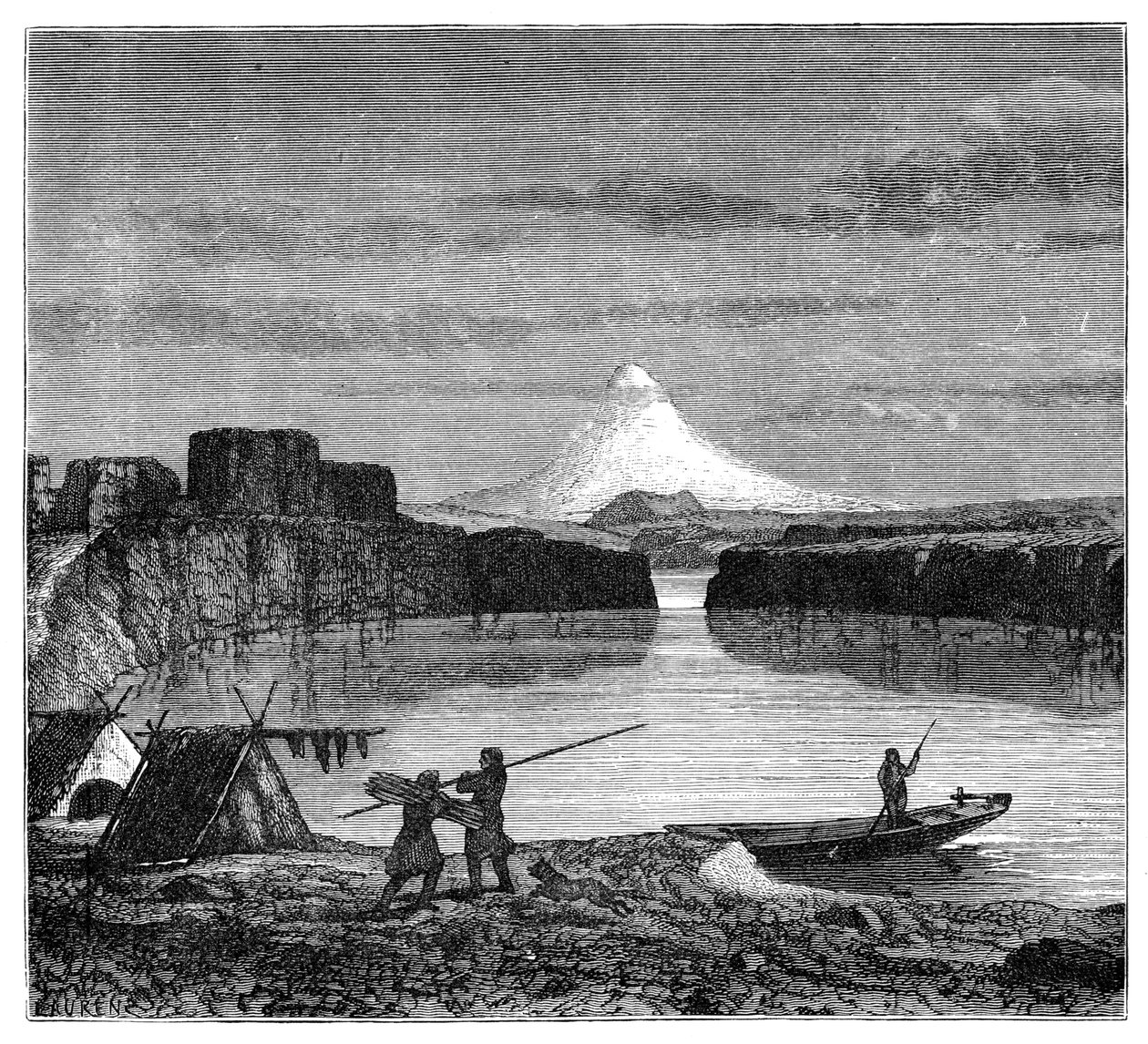 Vista em Oregon, 1900 de Unbekannt