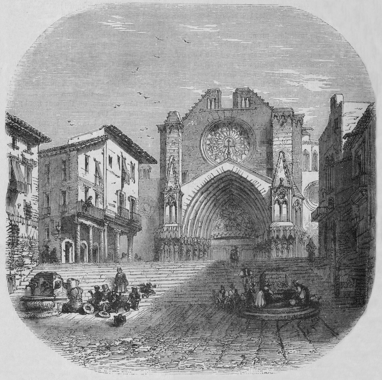 Vista em Tarragona, c1880 de Unbekannt