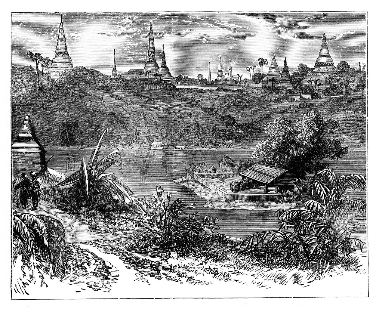 O que fazer perto de Rangoon, Burma, c1888 de Unbekannt