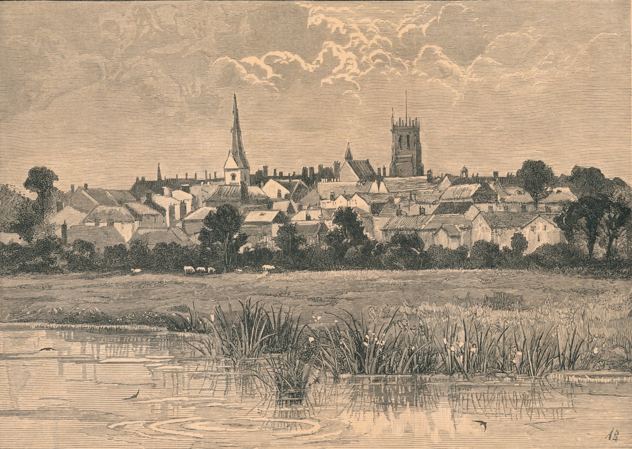 Vista de Dorchester, século XIX de Unbekannt
