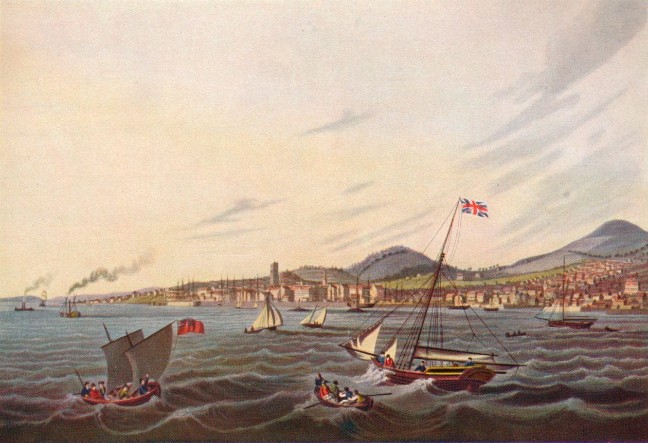 Vista de Dundee, 1824 de Unbekannt