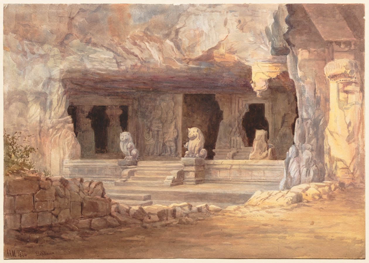 Vista de Elephanta, 1894. de Unbekannt