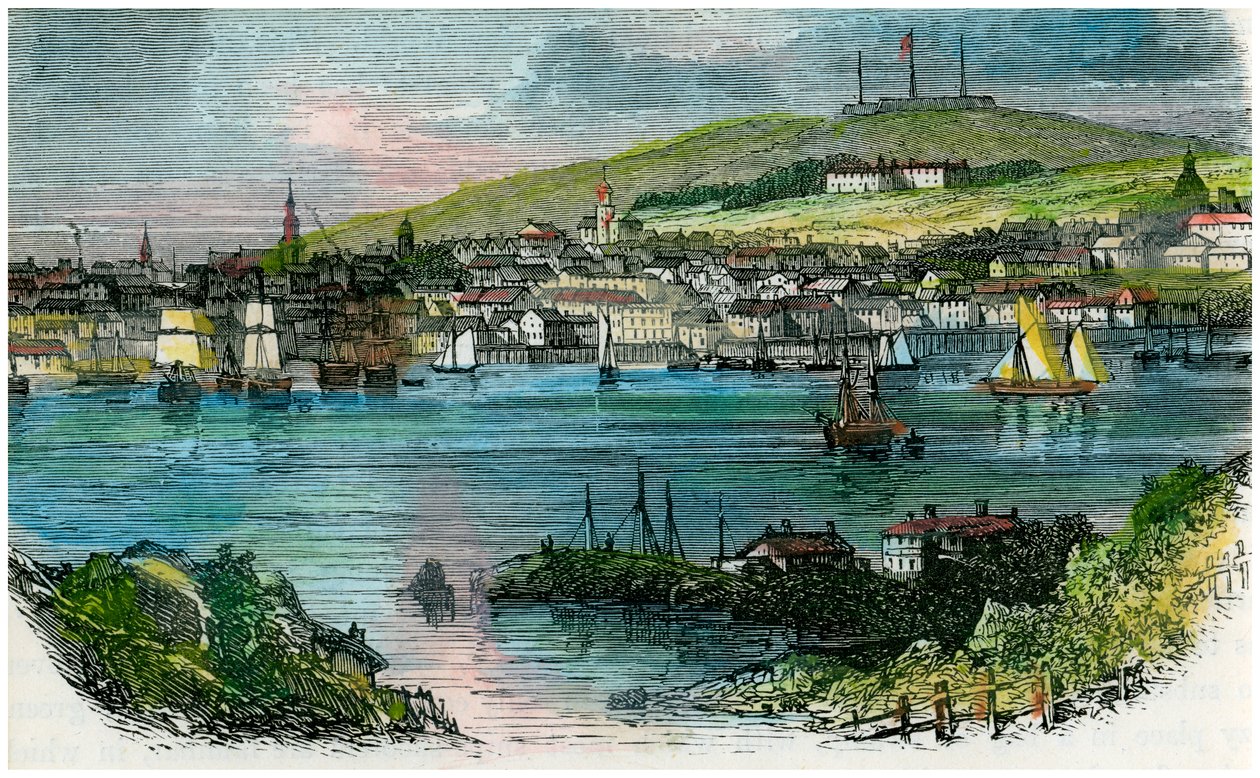 Vista de Halifax, Nova Escócia, c1870 de Unbekannt