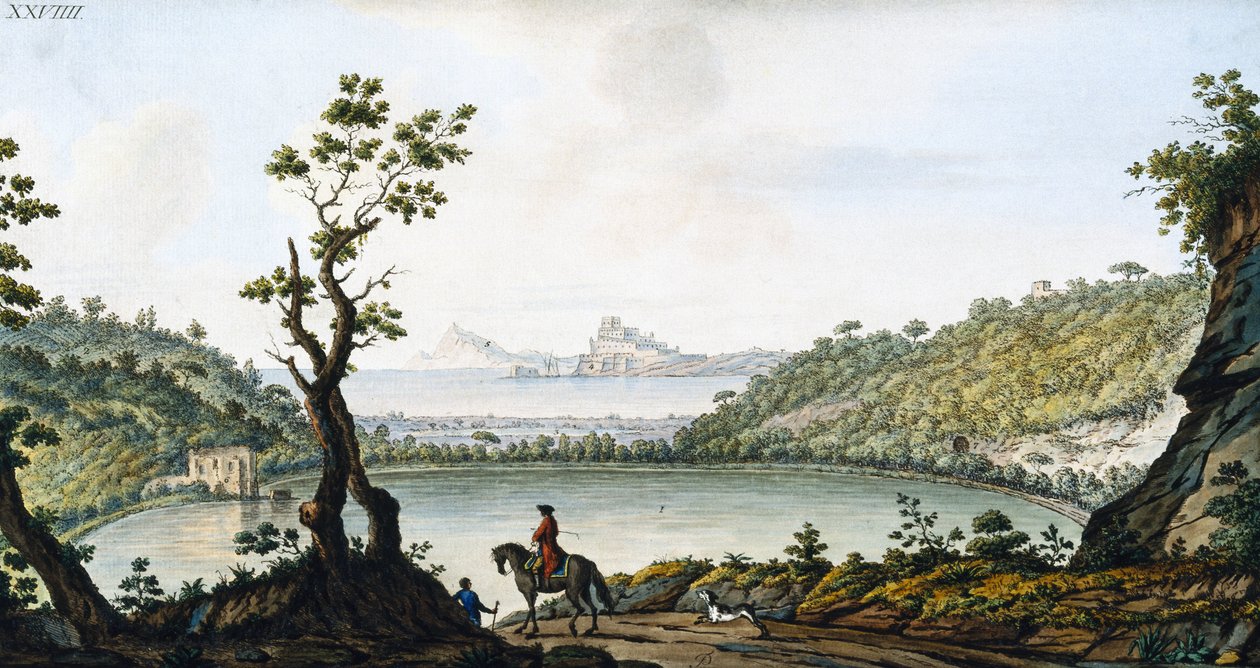 Vista do Lago Avernus de Unbekannt