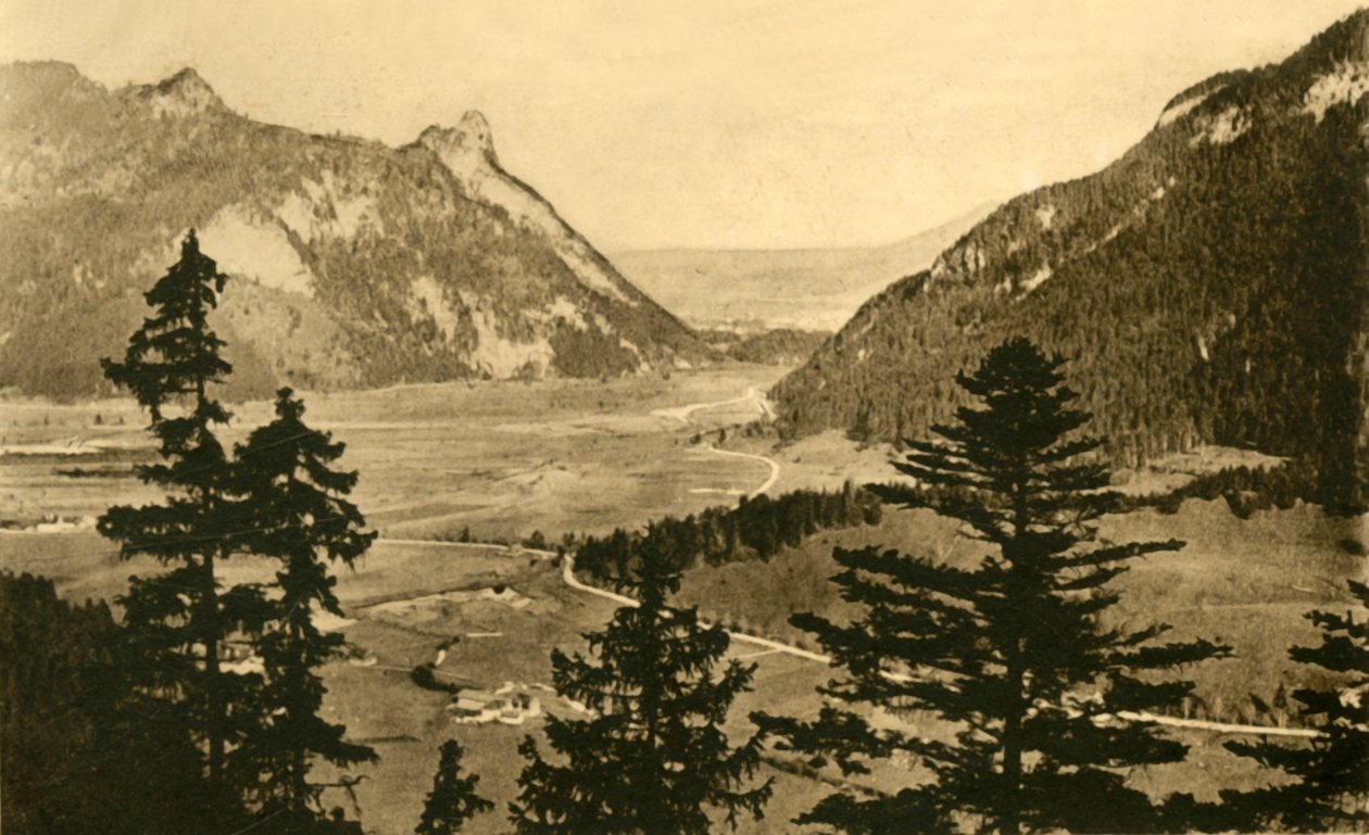 Vista de Oberammergau, c1922. de Unbekannt