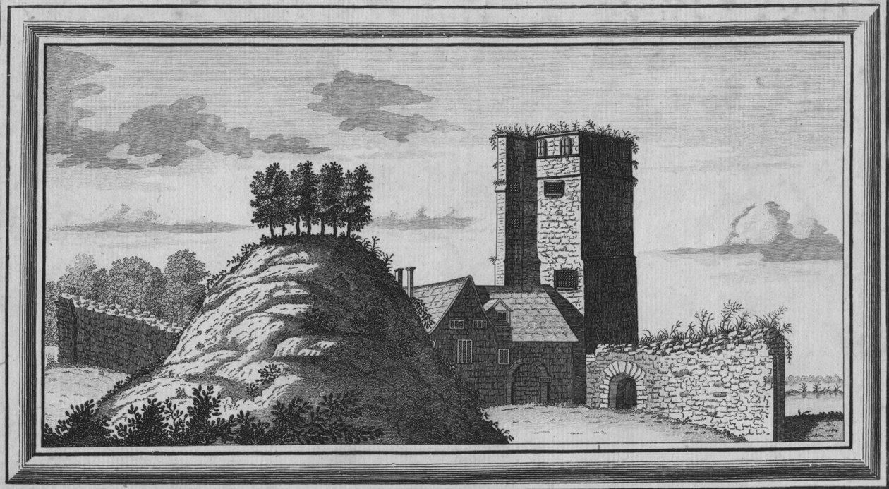 Vista do Castelo de Oxford, 1769 de Unbekannt