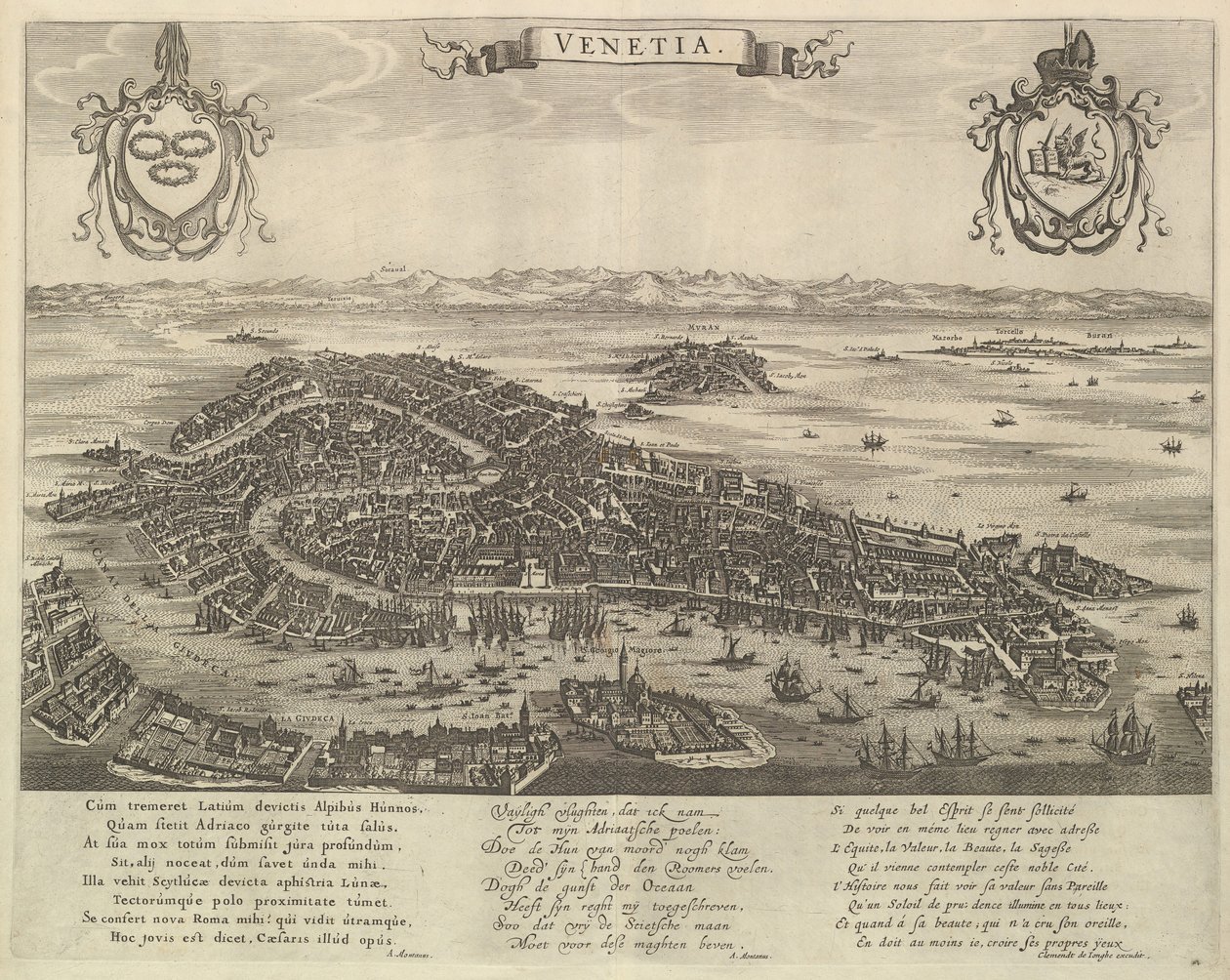 Vista de Veneza, meados do século XVII. de Unbekannt