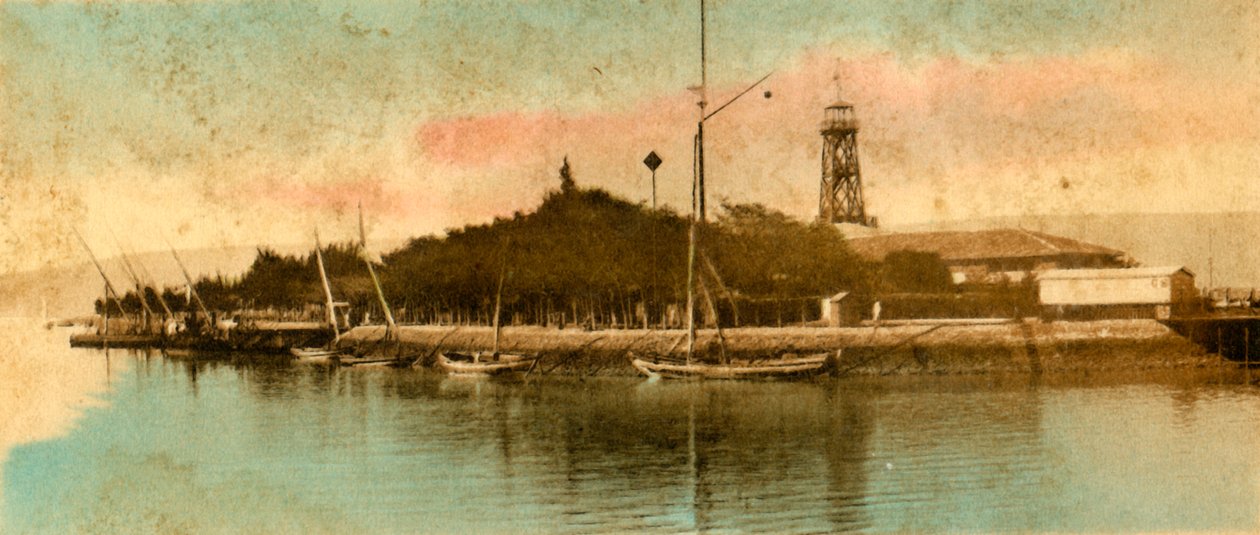 Vista do porto Tewfiek, c1918-c1939. de Unbekannt