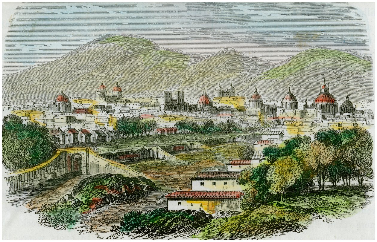 Vista da cidade de Cuzco, Peru, c1875 de Unbekannt