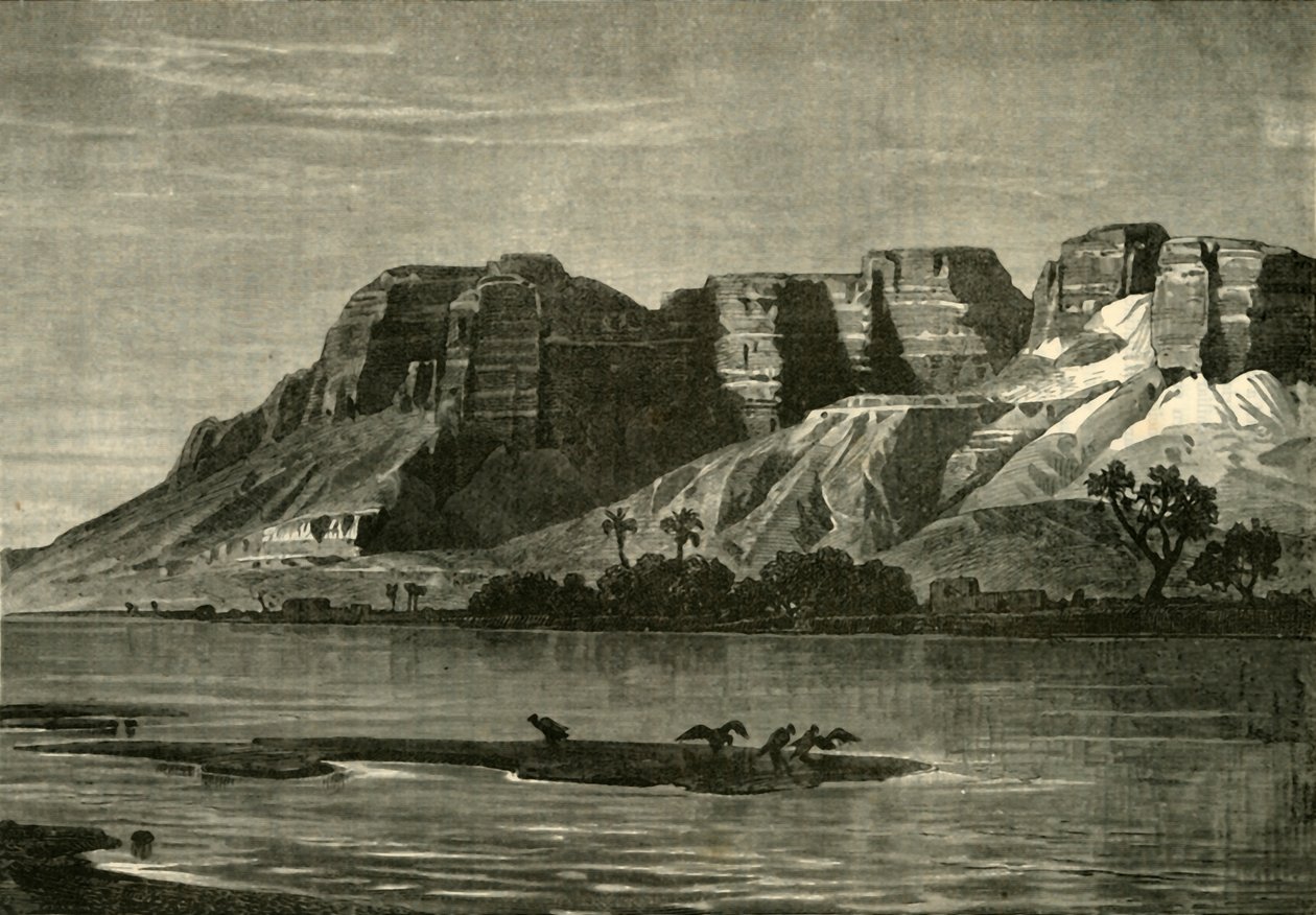 Vista no Nilo, 1890. de Unbekannt