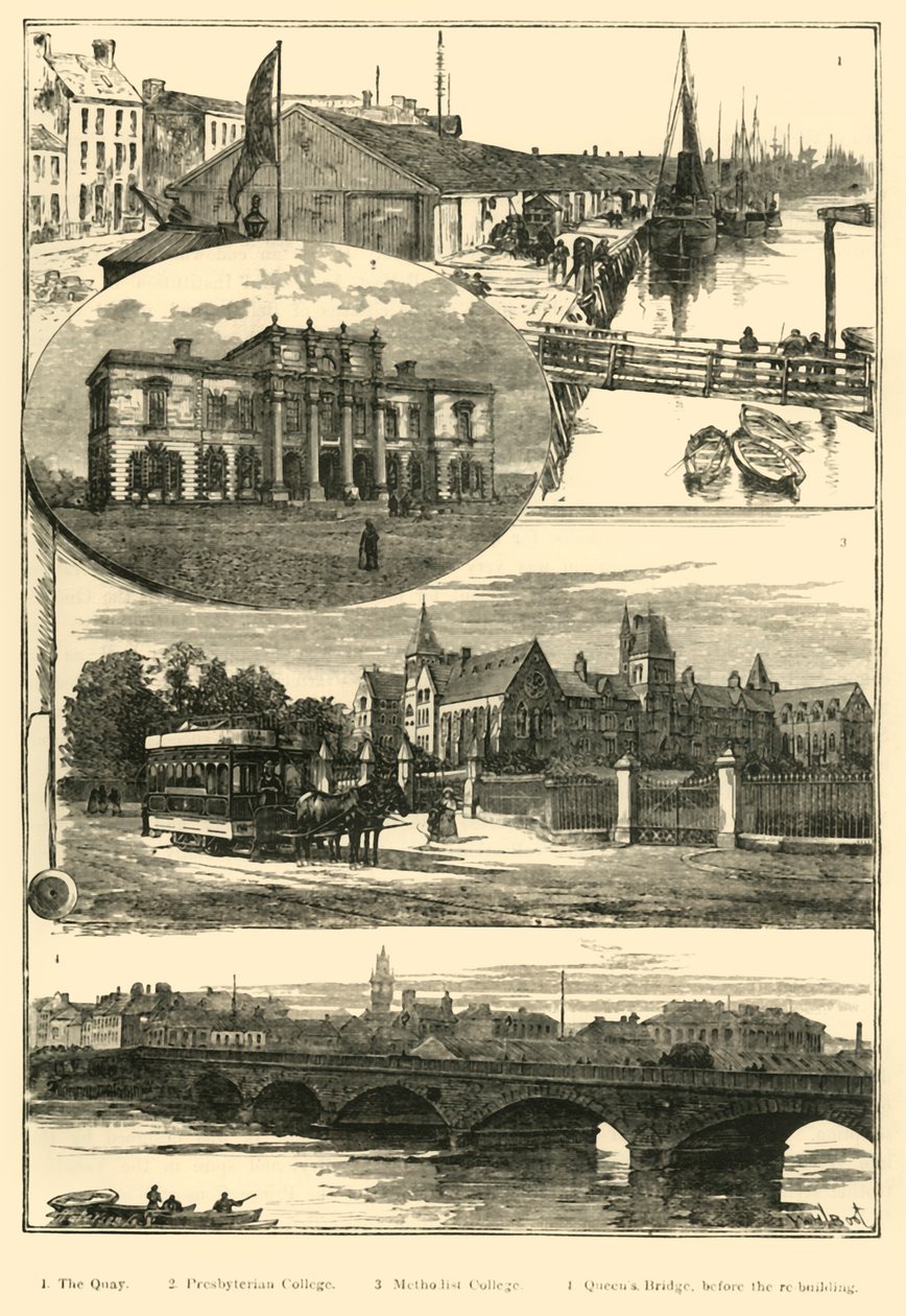 Vistas em Belfast, 1898. de Unbekannt