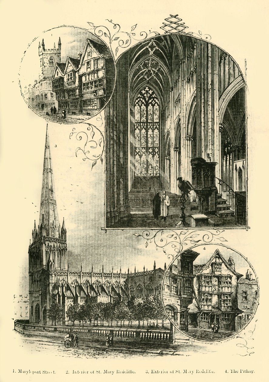 Vistas em Bristol, 1898. de Unbekannt