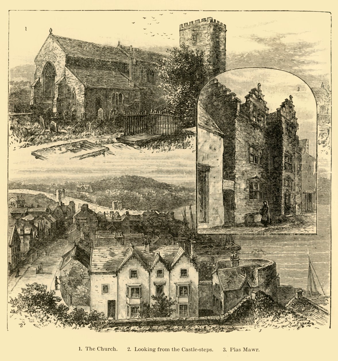 Vistas em Conway, 1898. de Unbekannt