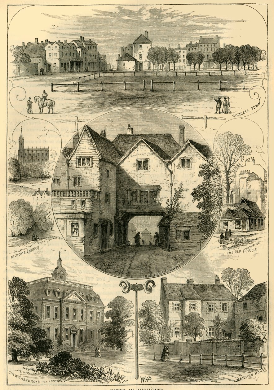 Vistas em Highgate, c1876. de Unbekannt