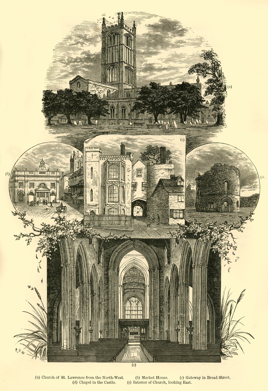Vistas em Ludlow, 1898. de Unbekannt