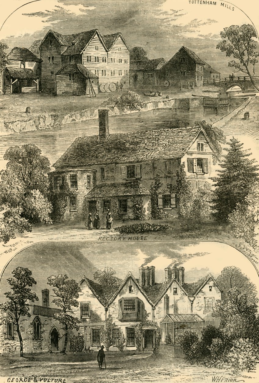 Vistas em Tottenham, c1876. de Unbekannt