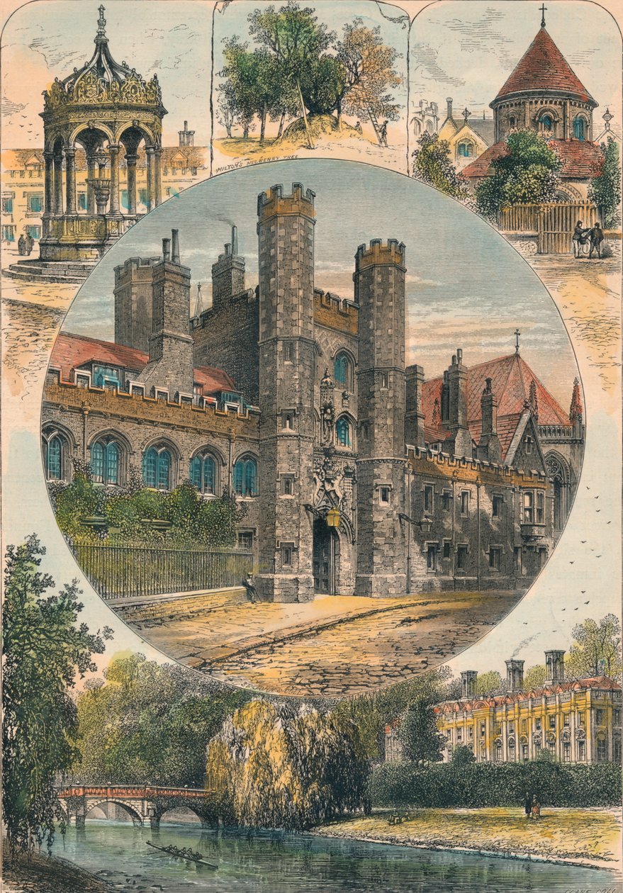 Vistas e sobre Cambridge, c1890. de Unbekannt