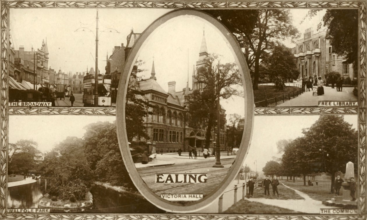 Vistas de Ealing, oeste de Londres, 1917. de Unbekannt