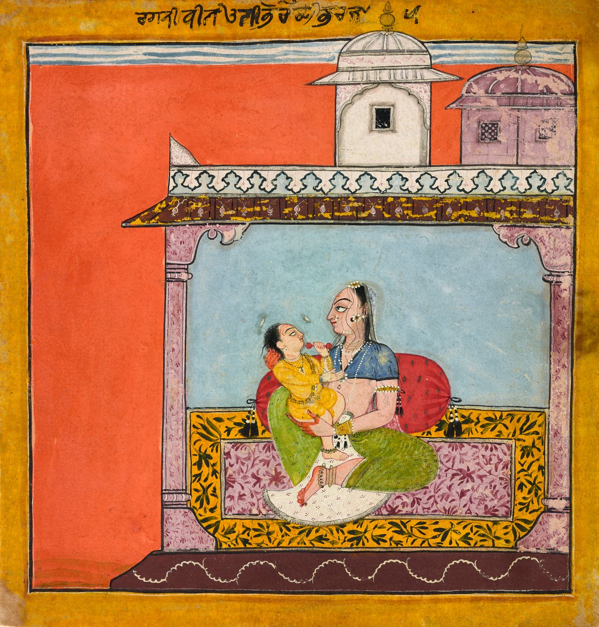 Vilaval Ragini, De um Ragamala, c. 1690-95. de Unbekannt