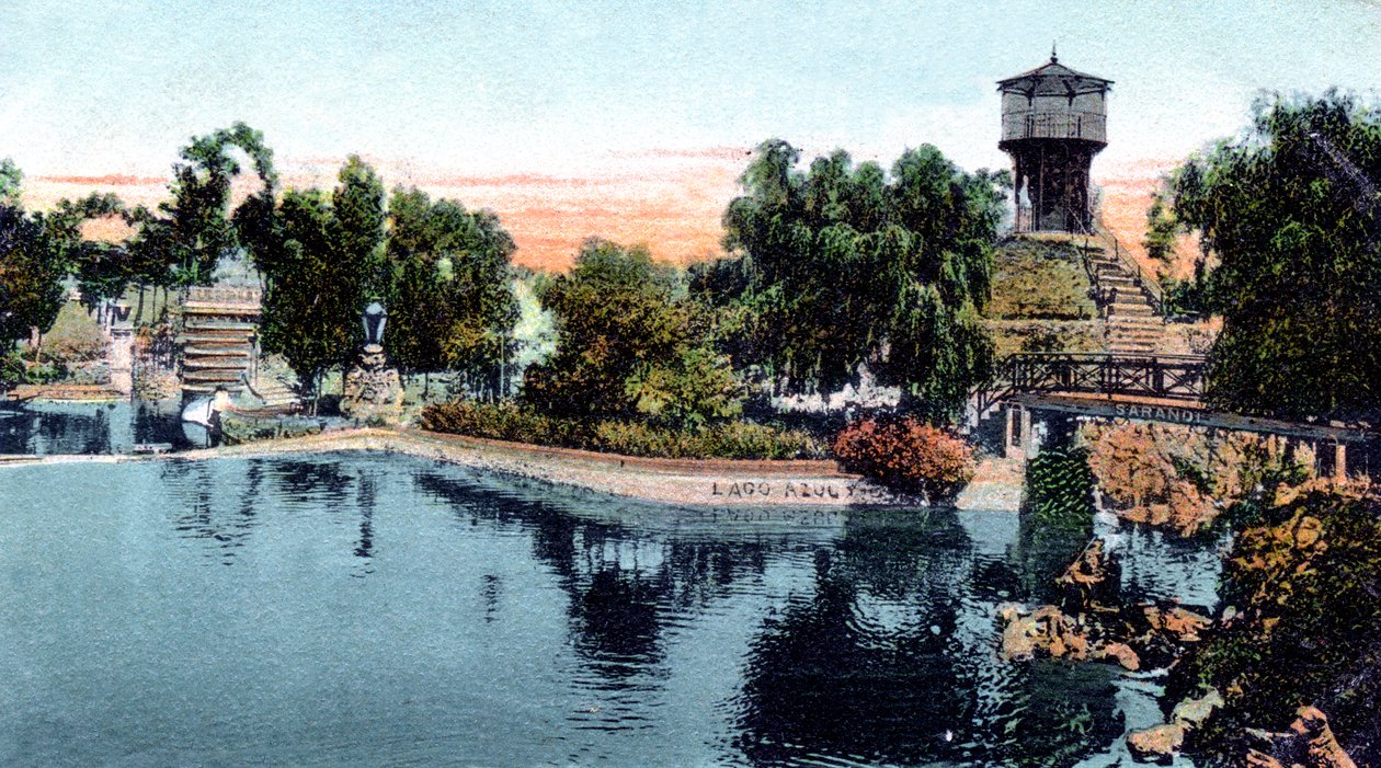 Villa Dolores, Lago Azul, Montevidéu, Uruguai, c1900s de Unbekannt