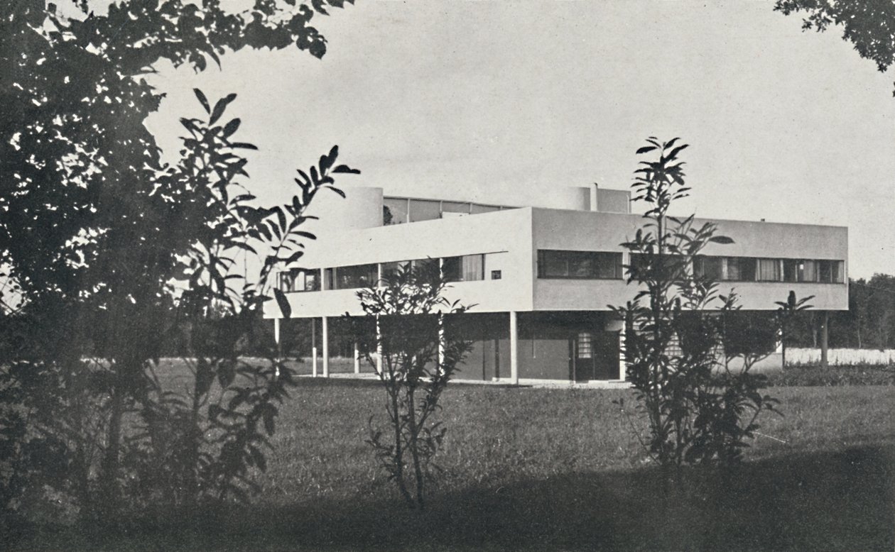 Villa em Poissy, construída em concreto armado, 1933 de Unbekannt