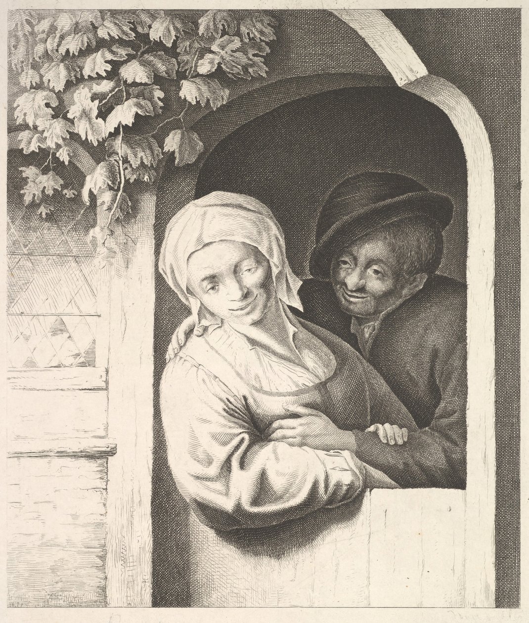 Village Girl, 1610-85. de Unbekannt