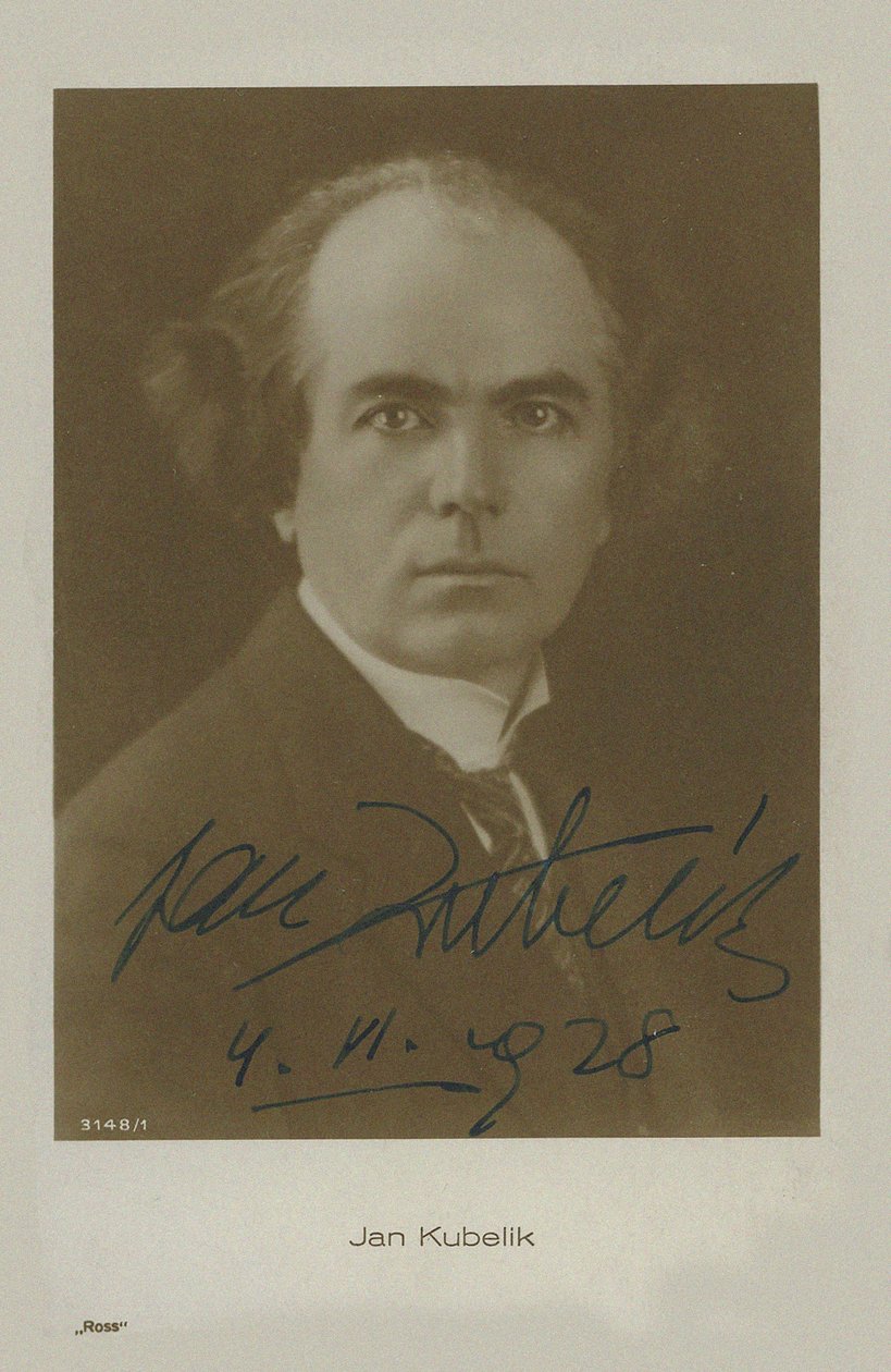 Violinista e compositor Jan Kubelik 1880-1940, 1928. de Unbekannt