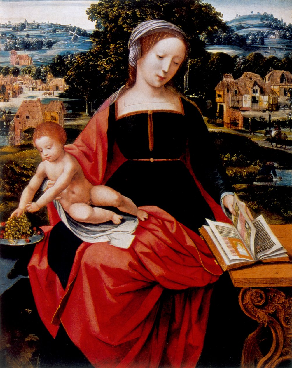 Virgem e Criança, século XVI. de Unbekannt