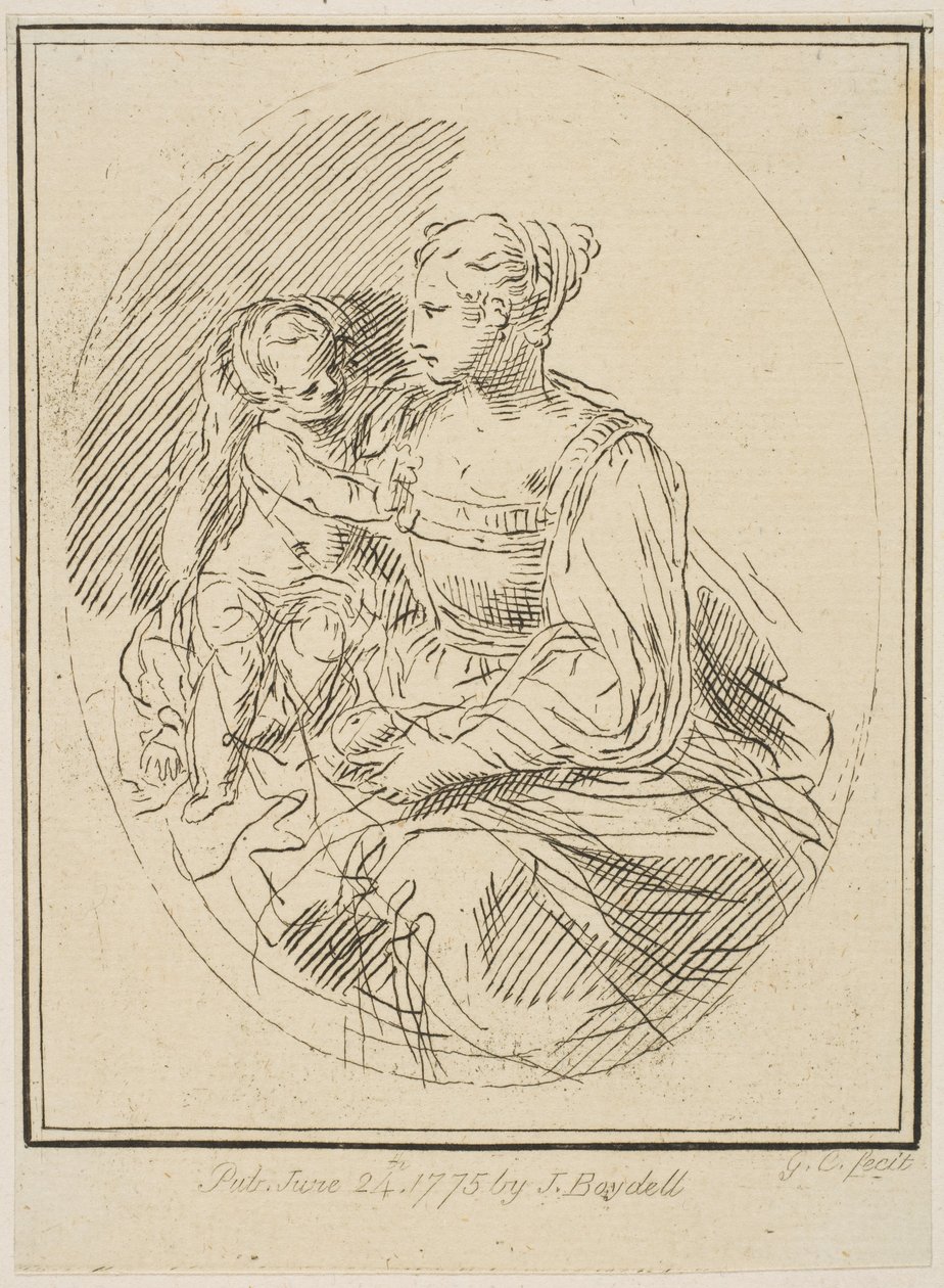 Virgem e Criança, 1775. de Unbekannt