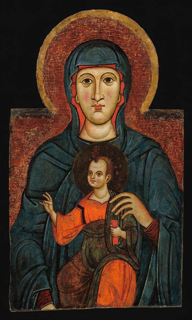 Virgem e Menino, por volta de 1270. de Unbekannt