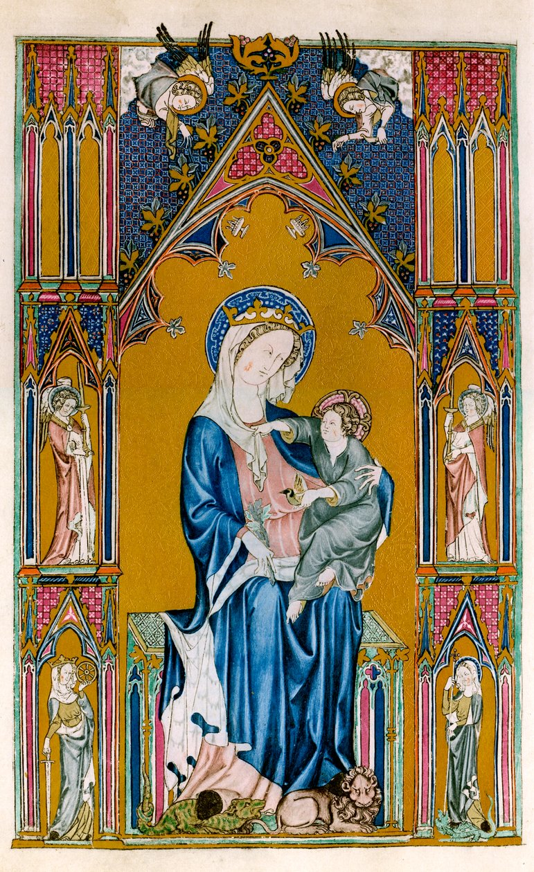 Virgem e Criança, início do século XIV de Unbekannt
