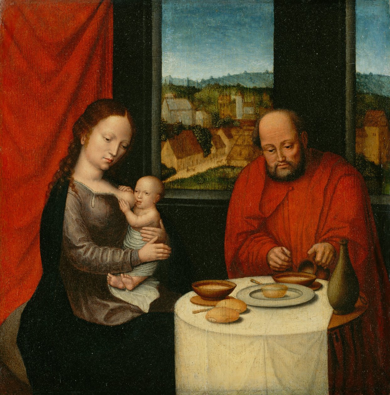 Virgem e Menino com São José, segunda metade do século XVI. de Unbekannt
